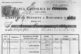SPORTELLI BANCARI A BADOLATO - Vincenzo Squillacioti