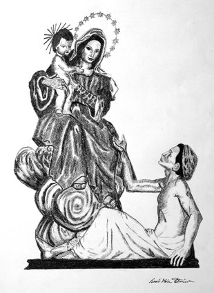 MADONNA DELLA SANITA' - Maria Caterina Cossari
